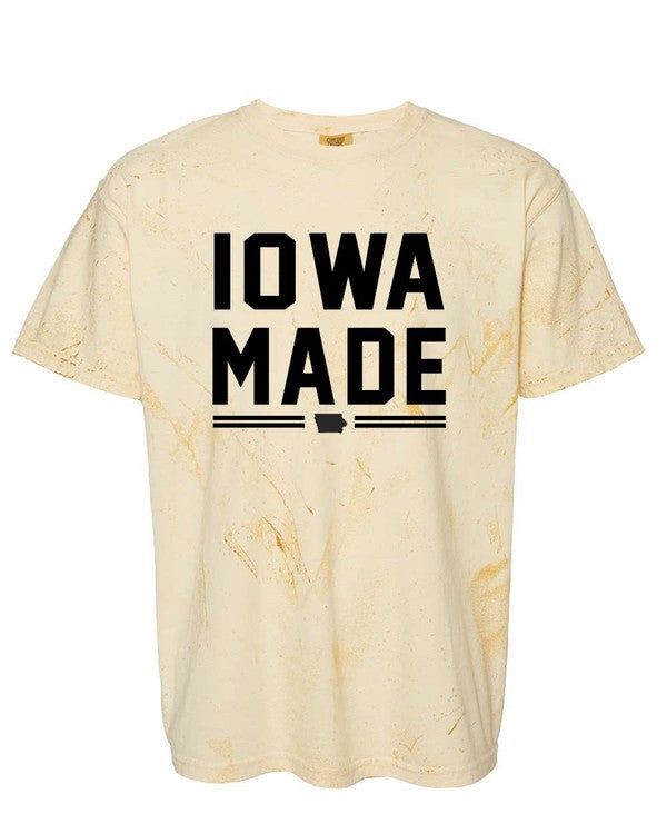 Iowa Made Comfort Color Tie Dye Tee