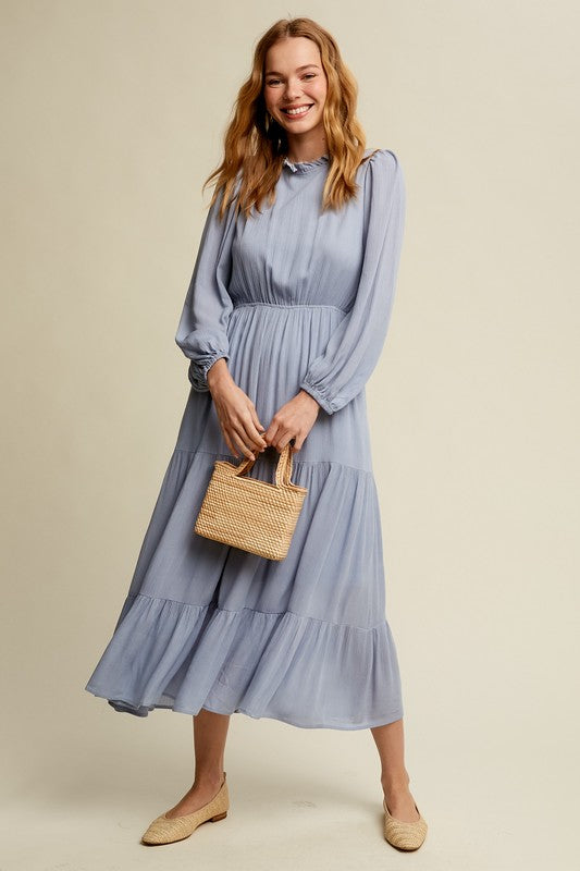 Free Spirit Boho Maxi Woven Dress