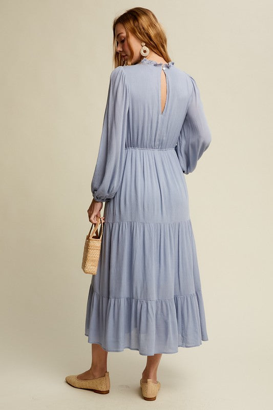 Free Spirit Boho Maxi Woven Dress