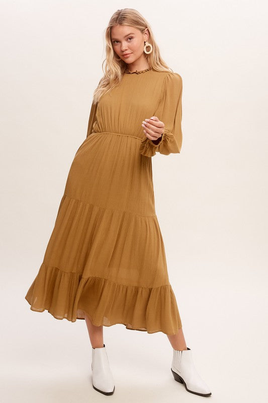 Free Spirit Boho Maxi Woven Dress