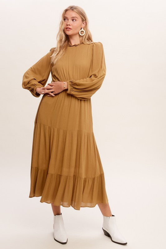 Free Spirit Boho Maxi Woven Dress