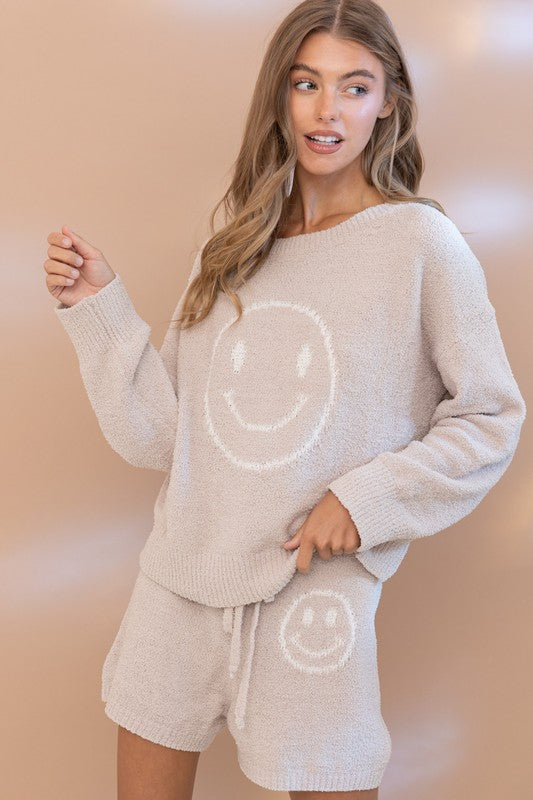 Smiley Top & Shorts Set