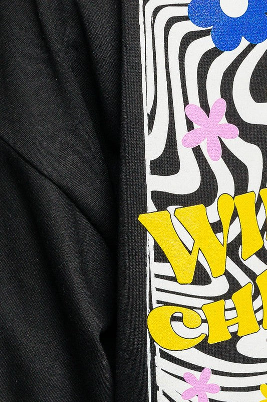 Wild Child Oversized Graphic Pullover