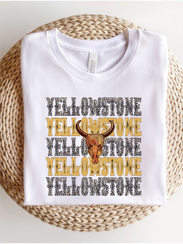 Yellowstone Stacked Leopard Tee