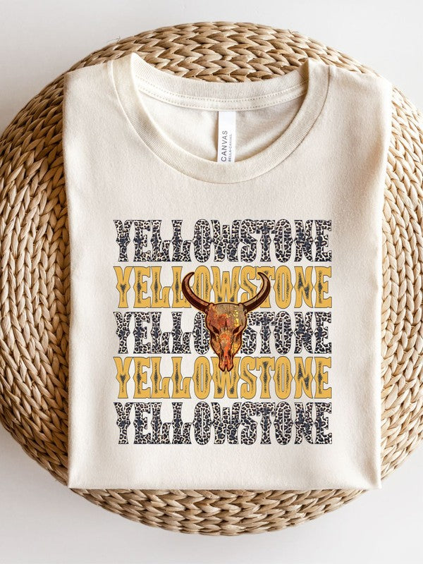 Yellowstone Stacked Leopard Tee