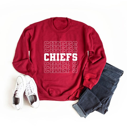 Chiefs Stacked Graphic Sweatshirt