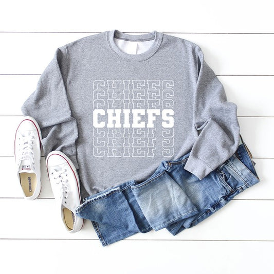 Chiefs Stacked Graphic Sweatshirt