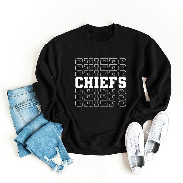 Chiefs Stacked Graphic Sweatshirt