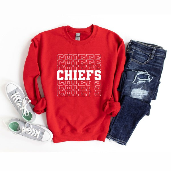 Chiefs Stacked Graphic Sweatshirt