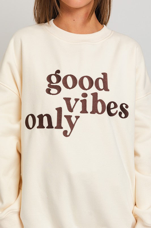 Good Vibes Oversized Sweatshirt