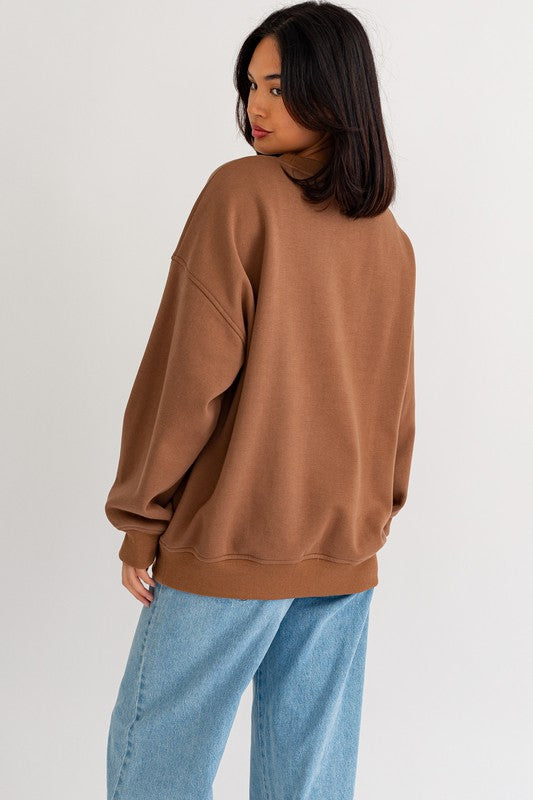 Good Vibes Oversized Sweatshirt