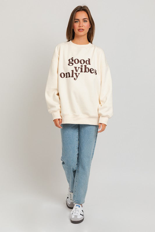 Good Vibes Oversized Sweatshirt