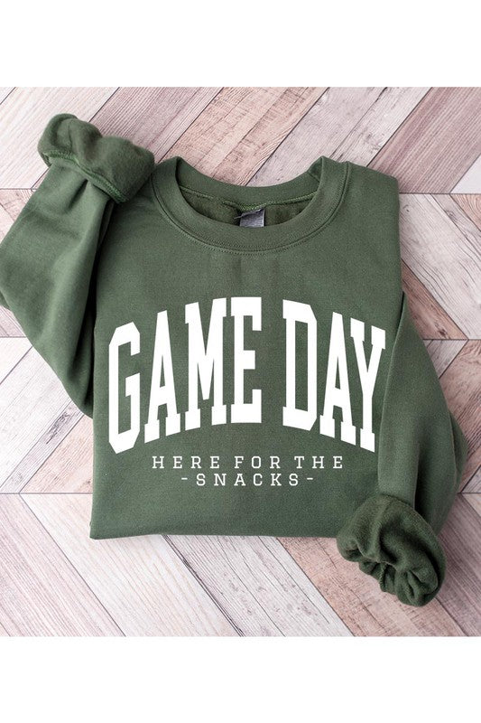 PLUS SIZE GAME DAY GRAPHIC SWEATSHIRT