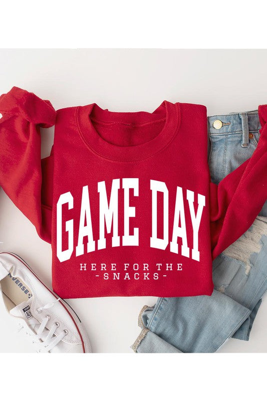 PLUS SIZE GAME DAY GRAPHIC SWEATSHIRT