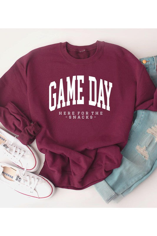 PLUS SIZE GAME DAY GRAPHIC SWEATSHIRT