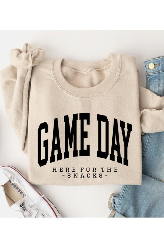 PLUS SIZE GAME DAY GRAPHIC SWEATSHIRT