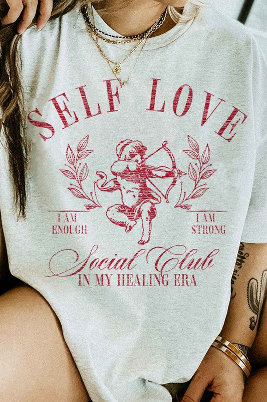 SELF LOVE VALENTINES GRAPHIC TEE