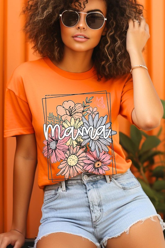 Mama Flower Mothers Day Graphic T Shirts