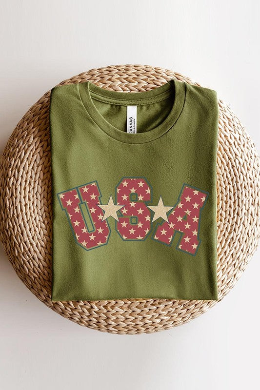 USA Star 4th of July America Graphic T Shirts