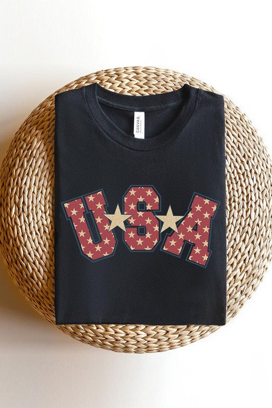 USA Star 4th of July America Graphic T Shirts