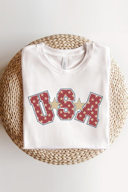 USA Star 4th of July America Graphic T Shirts