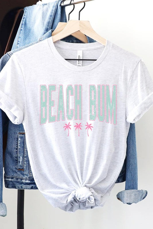 Beach Bum Summer Graphic T Shirts