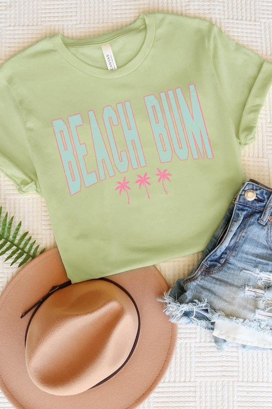 Beach Bum Summer Graphic T Shirts