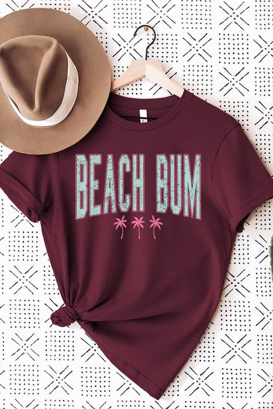 Beach Bum Summer Graphic T Shirts