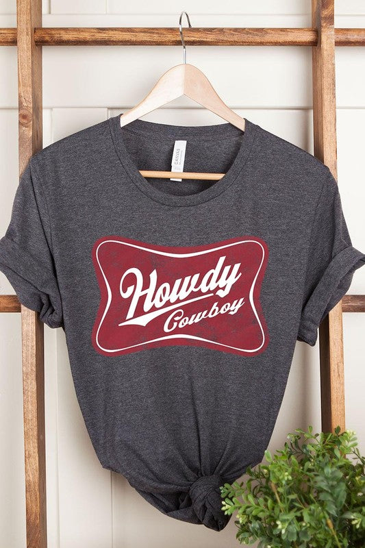 Howdy Cowboy Graphic T Shirts