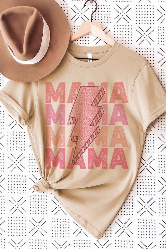 RETRO LIGHTNING MAMA Graphic Tee