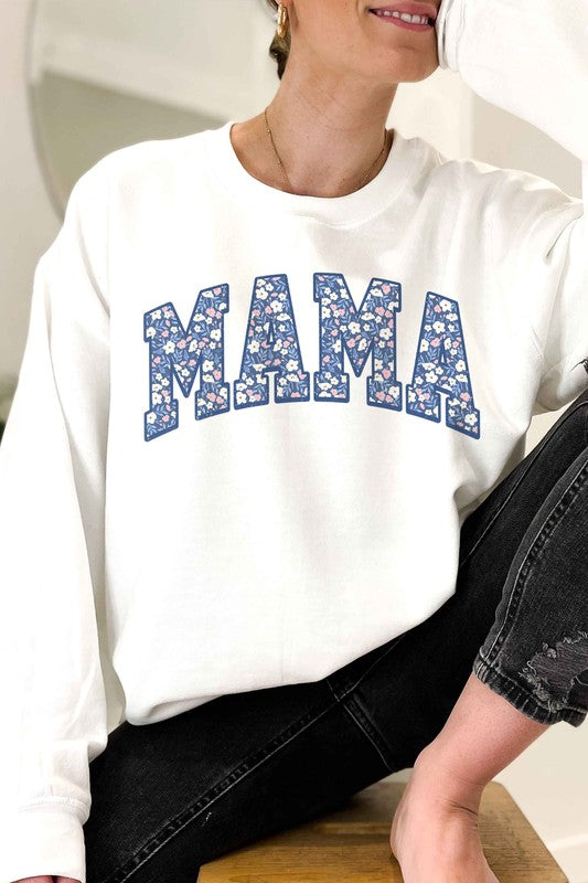FLORAL MAMA Graphic Sweatshirt