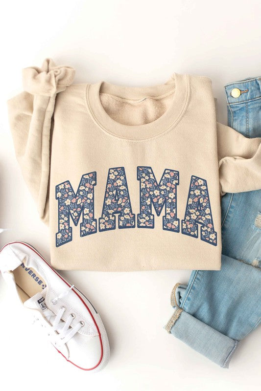 FLORAL MAMA Graphic Sweatshirt