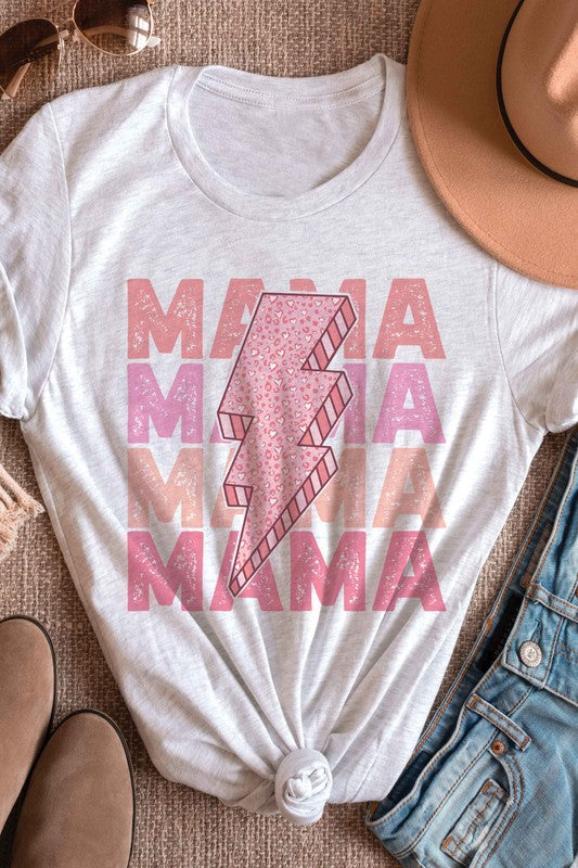 RETRO LIGHTNING MAMA Graphic Tee