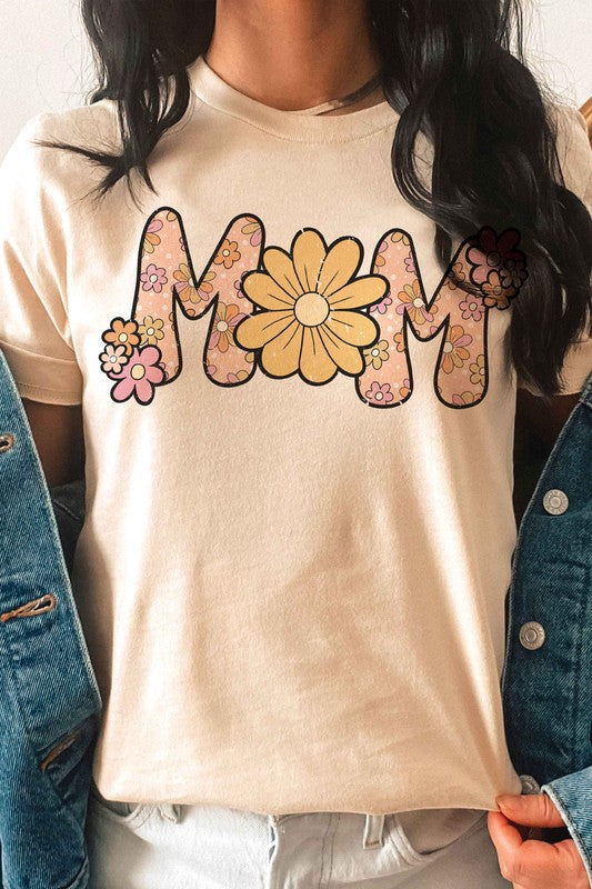 FLORAL MOM Graphic Tee