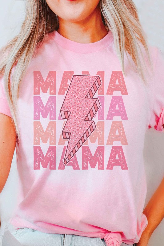 RETRO LIGHTNING MAMA Graphic Tee