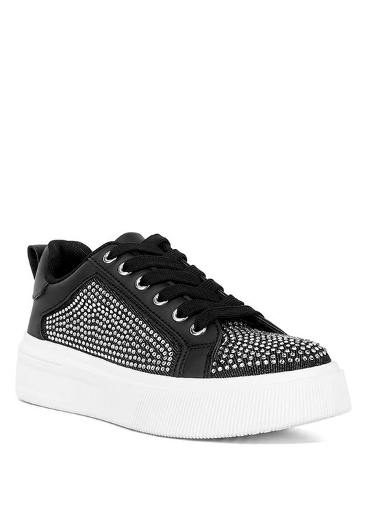 CAMILLE Embellished Chunky Sneakers