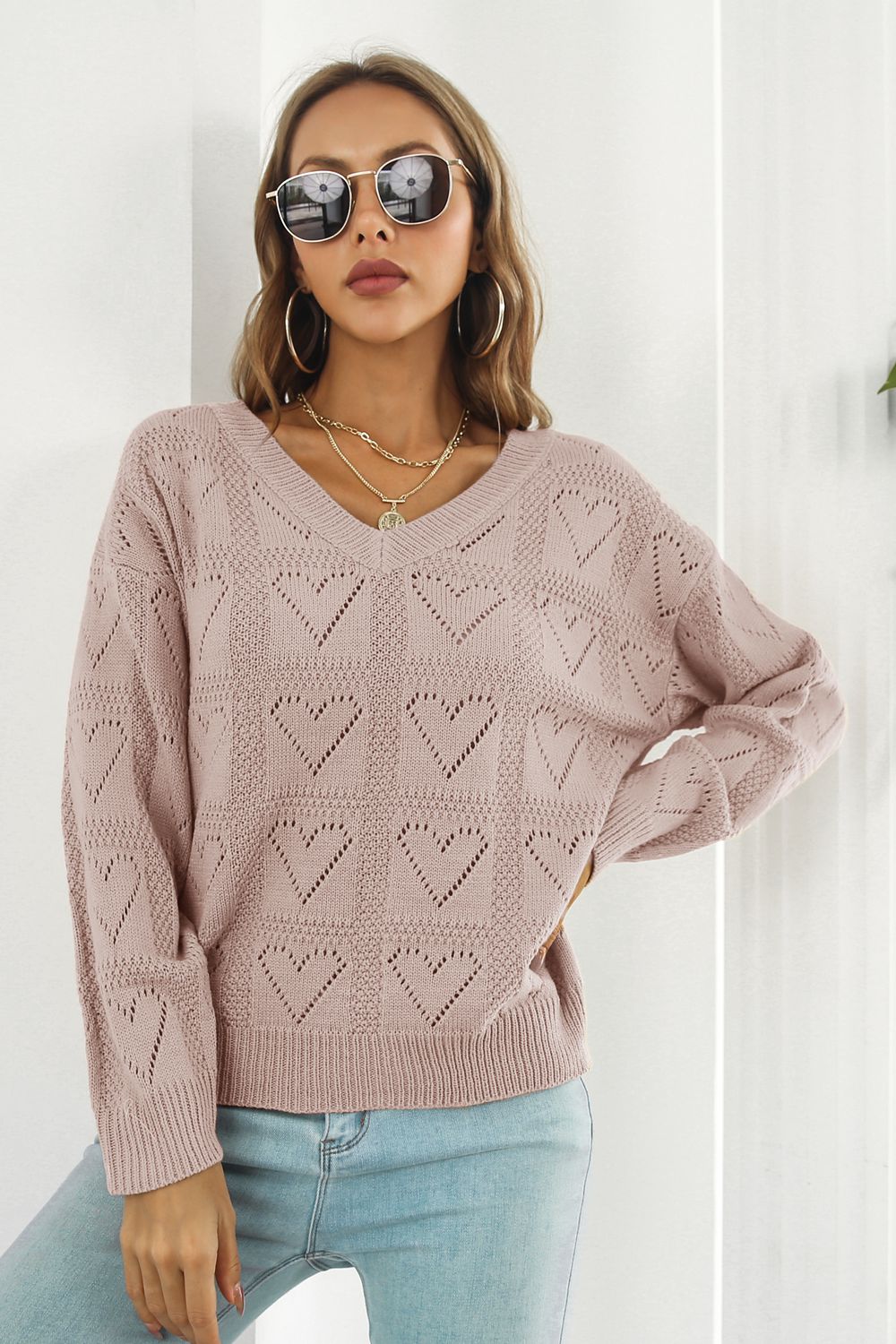 Fall Fun V-Neck Sweater