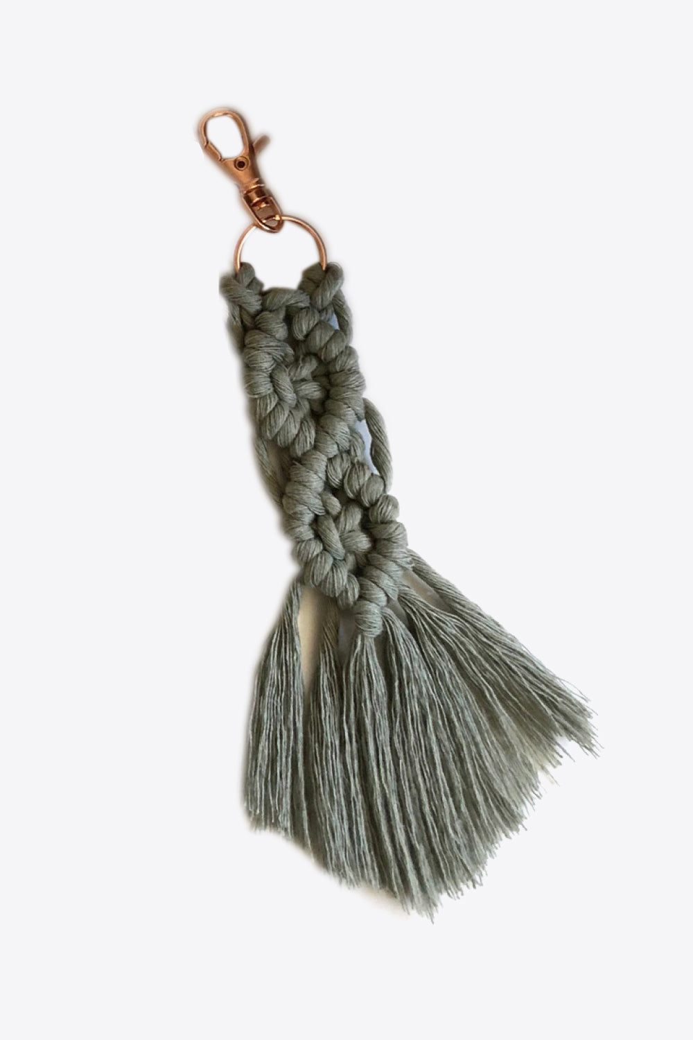 Assorted 4-Pack Macrame Fringe Keychain